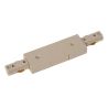 Lucide TRACK Alimentation - Système de rail monophasé / Éclairage sur rail - Double - Taupe (Extension)