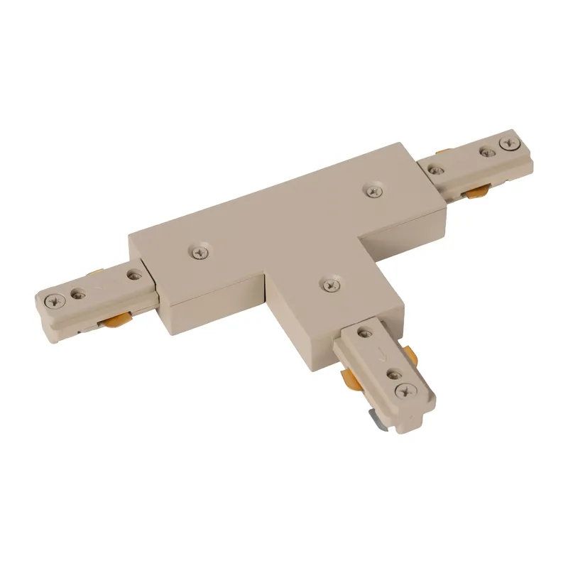 Lucide TRACK connecteur en TB- Système de rail monophasé / Éclairage sur rail - Taupe (Extension)