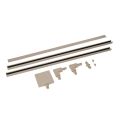 Lucide TRACK Kit de démarrage - Système de rail monophasé / Éclairage sur rail - 2 mètres - Taupe