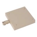 Lucide TRACK Alimentation - Système de rail monophasé / Éclairage sur rail - Simple/Double - Taupe(Extension)