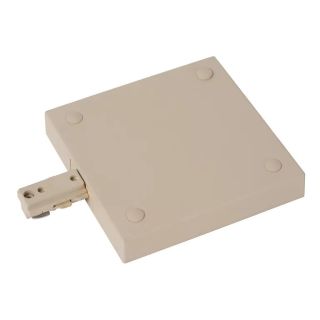 Lucide TRACK Alimentation - Système de rail monophasé / Éclairage sur rail - Simple/Double - Taupe(Extension)