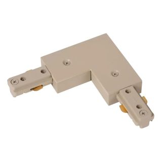 Lucide TRACK connecteur en L - Système de rail monophasé / Éclairage sur rail - Droit - Taupe (Extension)