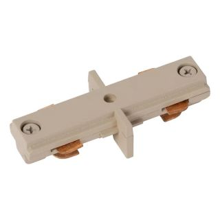 Lucide TRACK connecteur en I - Système de rail monophasé / Éclairage sur rail - Taupe (Extension)