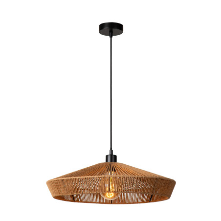 Lucide YUNKAI - Suspension - Ø 50 cm - 1xE27 - Naturel