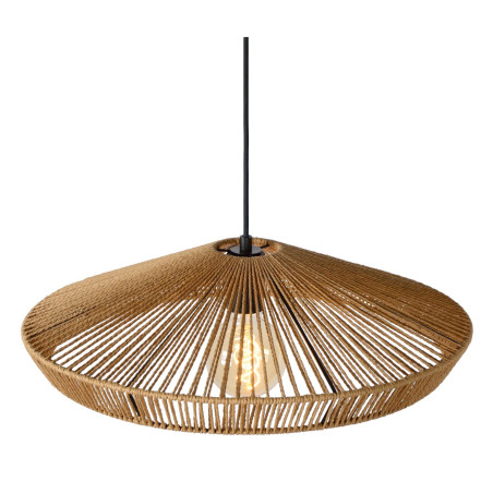Lucide YUNKAI - Suspension - Ø 50 cm - 1xE27 - Naturel