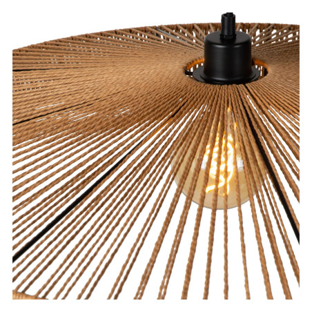 Lucide YUNKAI - Suspension - Ø 70 cm - 1xE27 - Naturel
