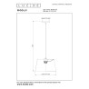 Lucide WOOLLY - Suspension - Ø 28 cm - 1xE27 - Vert