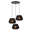 Lucide JESSICA - Suspension - Ø 35,5 cm - 3xE27 - Noir