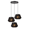 Lucide JESSICA - Suspension - Ø 35,5 cm - 3xE27 - Noir