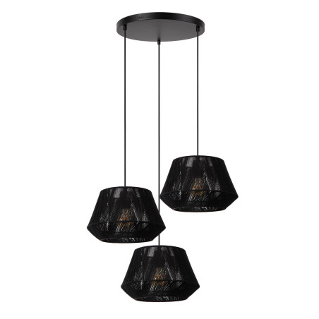 Lucide JESSICA - Suspension - Ø 35,5 cm - 3xE27 - Noir