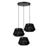 Lucide JESSICA - Suspension - Ø 35,5 cm - 3xE27 - Noir