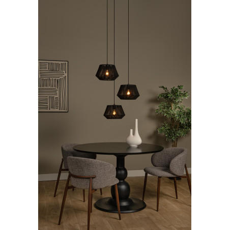 Lucide JESSICA - Suspension - Ø 35,5 cm - 3xE27 - Noir