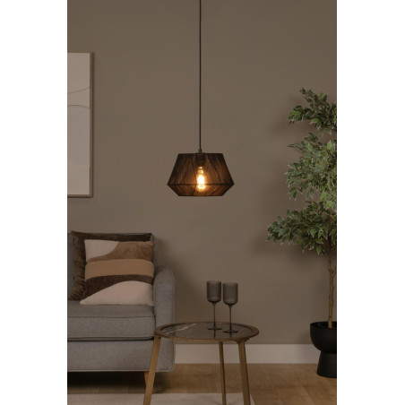 Lucide JESSICA - Suspension - Ø 30 cm - 1xE27 - Noir