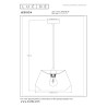 Lucide JESSICA - Suspension - 1xE27 - Gris