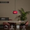 Lucide JESSICA - Suspension - Ø 30 cm - 1xE27 - Rose