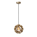 Lucide HANNELORE - Suspension - Ø 30 cm - 1xE27 - Or Mat / Laiton