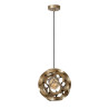 Lucide HANNELORE - Suspension - Ø 30 cm - 1xE27 - Or Mat / Laiton