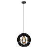 Lucide HANNELORE - Suspension - Ø 30 cm - 1xE27 - Noir