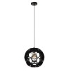 Lucide HANNELORE - Suspension - Ø 30 cm - 1xE27 - Noir