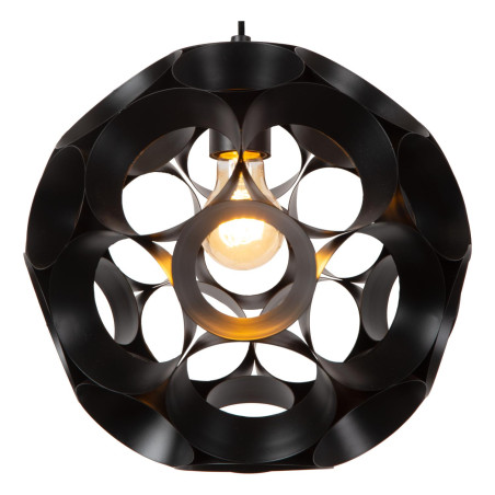 Lucide HANNELORE - Suspension - Ø 30 cm - 1xE27 - Noir