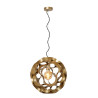 Lucide HANNELORE - Suspension - Ø 40 cm - 1xE27 - Or Mat / Laiton