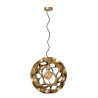 Lucide HANNELORE - Suspension - Ø 40 cm - 1xE27 - Or Mat / Laiton