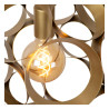 Lucide HANNELORE - Suspension - Ø 40 cm - 1xE27 - Or Mat / Laiton
