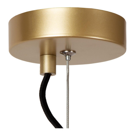 Lucide HANNELORE - Suspension - Ø 40 cm - 1xE27 - Or Mat / Laiton