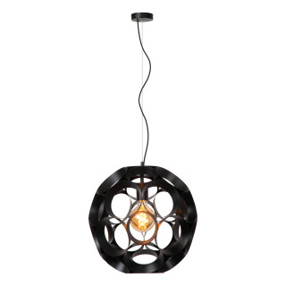 Lucide HANNELORE - Suspension - Ø 40 cm - 1xE27 - Noir