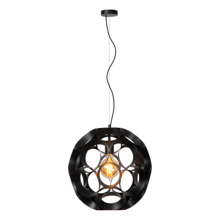 Lucide HANNELORE - Suspension - Ø 40 cm - 1xE27 - Noir