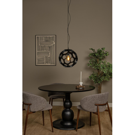Lucide HANNELORE - Suspension - Ø 40 cm - 1xE27 - Noir