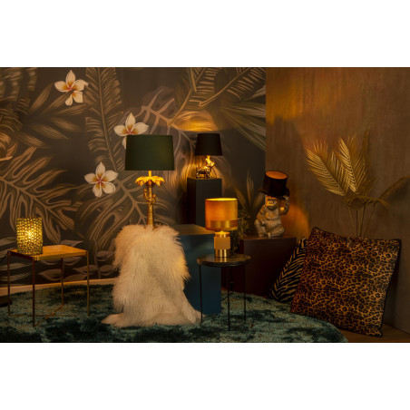Lucide EXTRAVAGANZA FRIZZLE - Lampe de table - Ø 18 cm - 1xE14 - Jaune