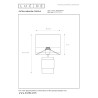 Lucide EXTRAVAGANZA FRIZZLE - Lampe de table - Ø 18 cm - 1xE14 - Jaune