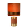 Lucide EXTRAVAGANZA FRIZZLE - Lampe de table - Ø 18 cm - 1xE14 - Brun