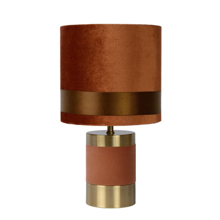 Lucide EXTRAVAGANZA FRIZZLE - Lampe de table - Ø 18 cm - 1xE14 - Brun