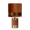 Lucide EXTRAVAGANZA FRIZZLE - Lampe de table - Ø 18 cm - 1xE14 - Brun