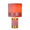 Lucide EXTRAVAGANZA FRIZZLE - Lampe de table - Ø 18 cm - 1xE14 - Rose
