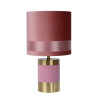 Lucide EXTRAVAGANZA FRIZZLE - Lampe de table - Ø 18 cm - 1xE14 - Rose