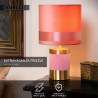 Lucide EXTRAVAGANZA FRIZZLE - Lampe de table - Ø 18 cm - 1xE14 - Rose