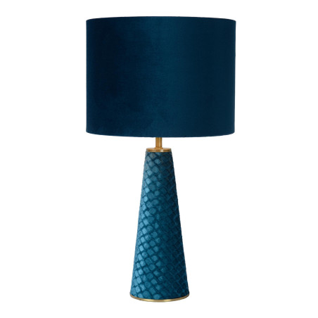 Lucide EXTRAVAGANZA VELVET - Lampe de table - Ø 25 cm - 1xE27 - Turquoise