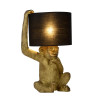 Lucide EXTRAVAGANZA CHIMP - Lampe de table - Ø 30 cm - 1xE14 - Noir