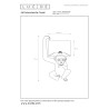 Lucide EXTRAVAGANZA CHIMP - Lampe de table - Ø 30 cm - 1xE14 - Noir