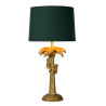 Lucide EXTRAVAGANZA COCONUT - Lampe de table - Ø 30,5 cm - 1xE27 - Or Mat / Laiton