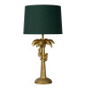 Lucide EXTRAVAGANZA COCONUT - Lampe de table - Ø 30,5 cm - 1xE27 - Or Mat / Laiton