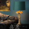 Lucide EXTRAVAGANZA COCONUT - Lampe de table - Ø 30,5 cm - 1xE27 - Or Mat / Laiton