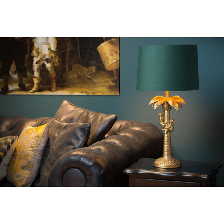 Lucide EXTRAVAGANZA COCONUT - Lampe de table - Ø 30,5 cm - 1xE27 - Or Mat / Laiton