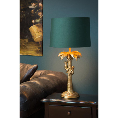 Lucide EXTRAVAGANZA COCONUT - Lampe de table - Ø 30,5 cm - 1xE27 - Or Mat / Laiton