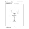 Lucide EXTRAVAGANZA COCONUT - Lampe de table - Ø 30,5 cm - 1xE27 - Or Mat / Laiton