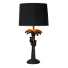 Lucide EXTRAVAGANZA COCONUT - Lampe de table - Ø 30,5 cm - 1xE27 - Noir