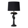 Lucide EXTRAVAGANZA COCONUT - Lampe de table - Ø 30,5 cm - 1xE27 - Noir